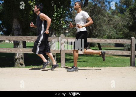 Männer Joggen Stockfoto