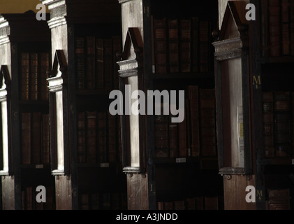 Bücher in der Bodleian Library, Oxford Stockfoto