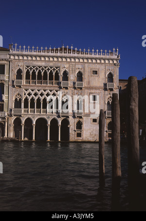 Ca'd ' Oro Canal Grande Venedig Veneto Italien Stockfoto