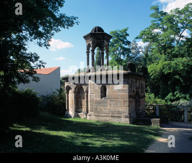 Originalgetreue Grab Im Oelberggarten von Goerlitz Stockfoto