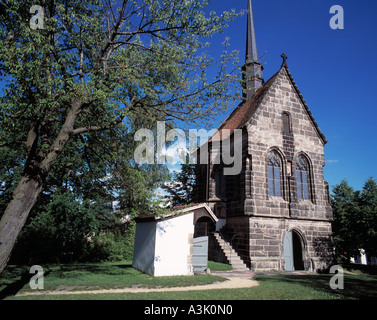 Originalgetreue Grab Im Oelberggarten von Goerlitz, Kapelle Zum Heiligen Kreuz Stockfoto