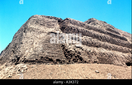 La Huaca Del Sol in der Nähe von Trujillo In Peru Stockfoto