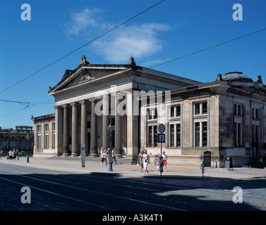 Schinkelwache bin Theaterplatz in Dresden Stockfoto