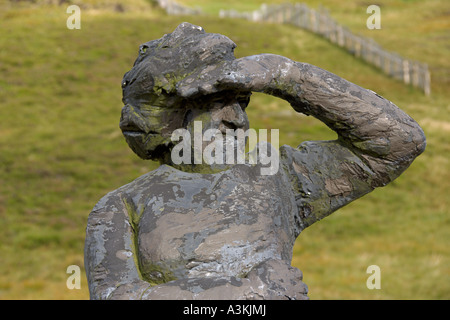 Skulpturen am Glenshee Ski Zentrum Cairnwell Pass Besucher Zentrum Grampian Mountains Cairngorm National Park Schottland 2006 Stockfoto