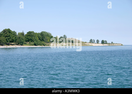 Strand von Whitby, Ontario - Kanada Stockfoto