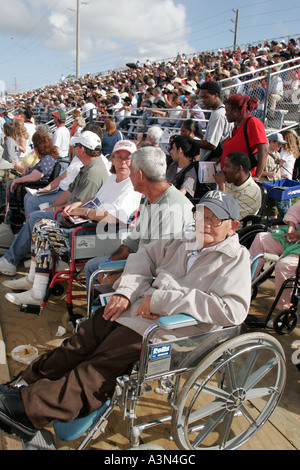 Miami Florida, Homestead, Championship Rodeo, behindertengerechte Sonderbedürfnisse, Rollstuhl, Publikum, Publikum, FL060130466 Stockfoto