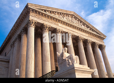 USA-Washington DC der oberste Gerichtshof der Vereinigten Staaten von Amerika Stockfoto