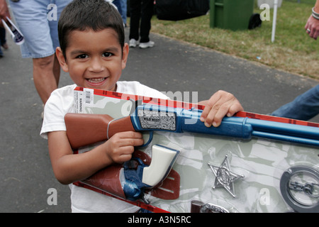 Miami Florida, Homestead, Championship Rodeo, Hispanic Latino ethnische Einwanderer Minderheit, junge Jungen Jungen Jungen Jungen männlich Kind Kinder Kinder, t Stockfoto