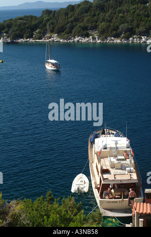 Schöne Bucht Zaklopatica auf der Insel Lastovo-Kroatien Stockfoto