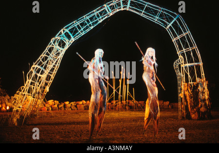 Aborigines-Kultur Festival / Melbourne Stockfoto