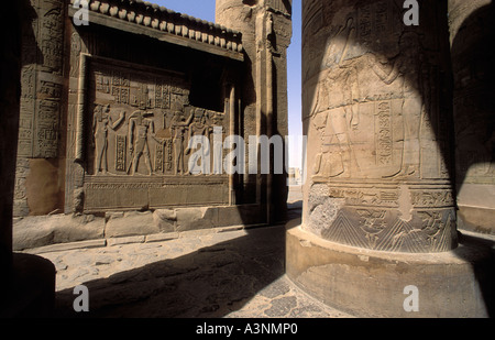 Kom Ombo Tempel von Sobek Krokodilgott in der Umgebung von Assuan, Ägypten Stockfoto