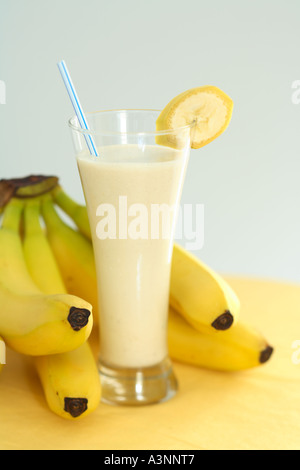 Bananen-Smoothie Stockfoto