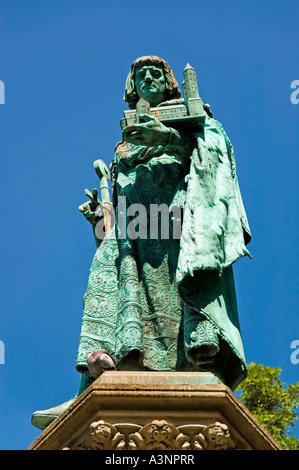 Braunschweig / Heinrich der Löwe Memorial Fountain Stockfoto