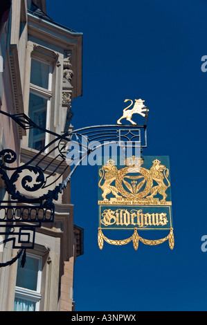 Braunschweig / Zeichen im Zunfthaus Stockfoto