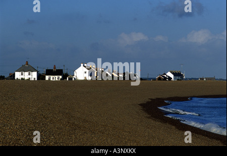 Die isolierten Ortsteil Shingle Street, Suffolk, UK. Stockfoto