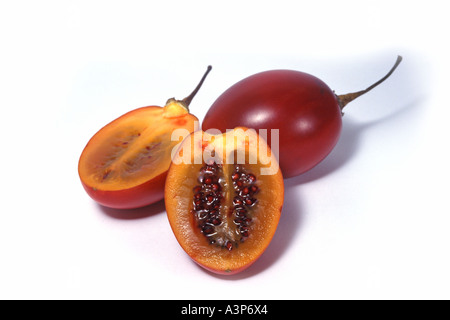 Tropische Früchte Tamarillos Stockfoto