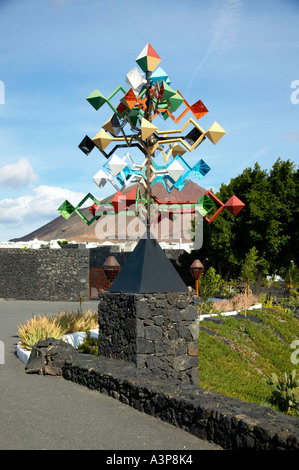 Stiftung César Manrique in Tahiche, Lanzarote Stockfoto