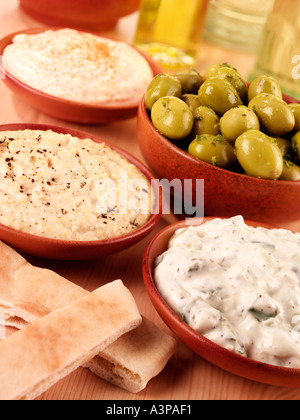 MEZE Stockfoto