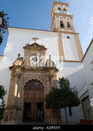 Kirche von Nuestra Señora De La Encarnación in Plaza De La Iglesia Marbella old Town Andalusien Spanien Stockfoto