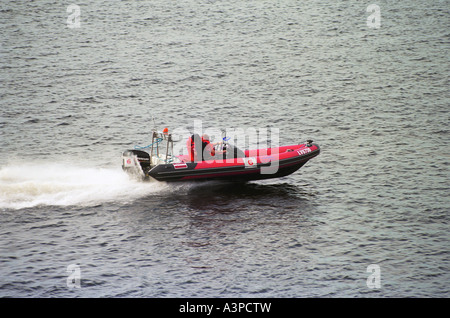 Power-Regatta auf der Düna Fluss, Lettland Stockfoto