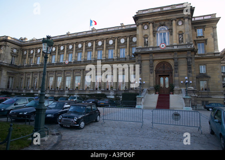 Palast des Quai d Orsay Heimat des französischen Außenministeriums in Paris Frankreich Februar 2004 Stockfoto