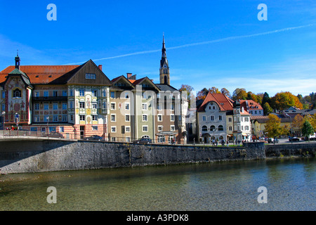 alte Stadt von Bad Tölz Stockfoto