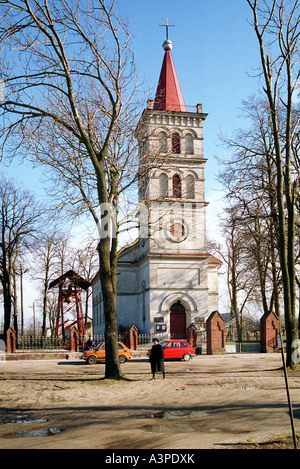 Dorfkirche in Großpolen, Polen Stockfoto