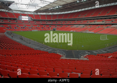 Im neuen Wembley-Stadion im Norden von London Stockfoto