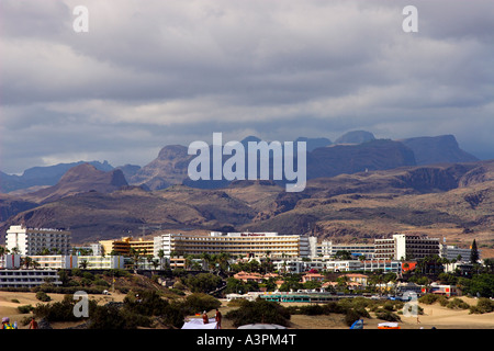 Dünen von Maspalomas Gran Canaria Stockfoto