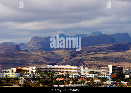 Dünen von Maspalomas Gran Canaria Stockfoto