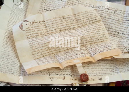 Eine alte englische wird aus der Zeit des Königs Charles der ersten 1625 1649 Stockfoto