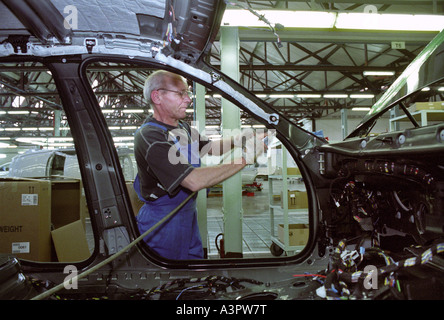 BMW-Fertigung des Modells 3.20i, Kaliningrad, Russland Stockfoto