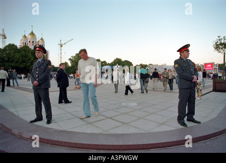 Der Platz des Sieges (Ploschad Pobedy) in Kaliningrad, Russland Stockfoto