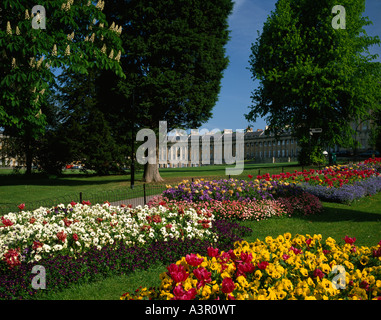 Die Royal Crescent, Bath, Somerset, England, Vereinigtes Königreich Stockfoto