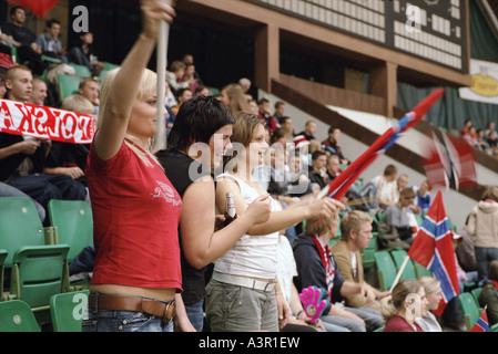 Internationale Handball-Turnier in der Sporthalle Arena, Poznan, Polen Stockfoto