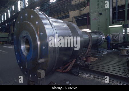 Turbinenbau werkseitig Kvaerner IMGB S.A. in Bukarest, Rumänien Stockfoto