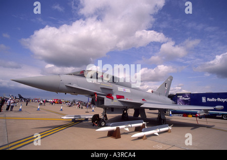 Eurofighter Typhoon T1 auf dem static Display an RAF Fairford.   GAV 1081-37 Stockfoto