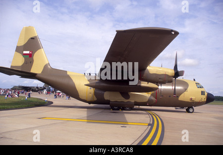 Lockheed C 130H Herkules der the3 Oman Royal Air Force.   GAV 1083-37 Stockfoto