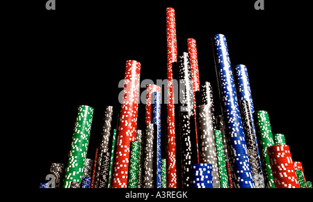 Poker Chip Stadtbild / Super Casino... Bild von Patrick Steel Patricksteel. Stockfoto