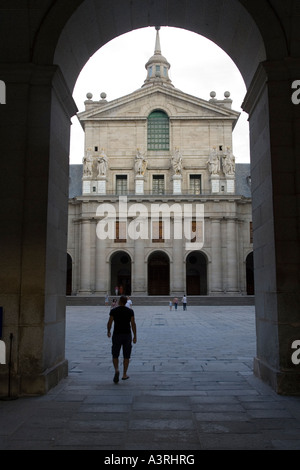 Patio de Los Reyes, El Escorial, Spanien Stockfoto