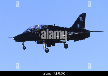 BAe Hawk T1 von der RAF, die Landung am Fairford RIAT betrieben Stockfoto