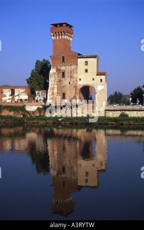 Turm, alte Zitadelle, Pisa Stockfoto