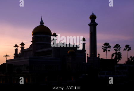 Omar Ali Saifuddin Moschee in Bandar Seri Begawan, Brunei Stockfoto