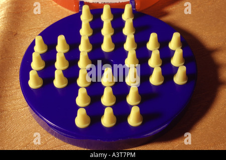 Solitaire-Spiel Stockfoto