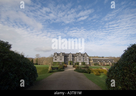 Gregynog Hall Universität von Wales Wohn Studienzentrum, in der Nähe von Newtown Powys Wales UK Stockfoto