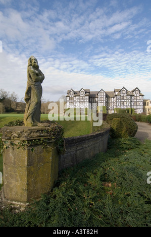 Gregynog Hall Universität von Wales Wohn Studienzentrum, in der Nähe von Newtown Powys Wales UK Stockfoto