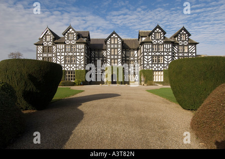 Gregynog Hall Universität von Wales Wohn Studienzentrum, in der Nähe von Newtown Powys Wales UK Stockfoto