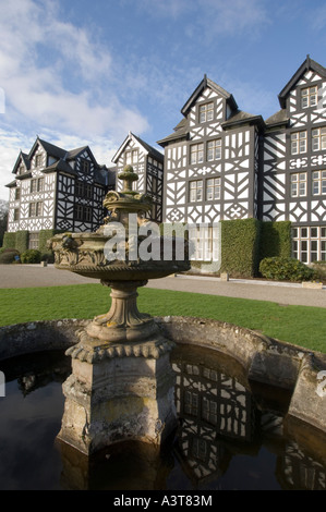 Gregynog Hall Universität von Wales Wohn Studienzentrum, in der Nähe von Newtown, Powys, UK Stockfoto