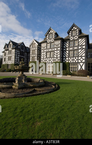 Gregynog Hall Newtown Powys Wohn Konferenzzentrum für die University of Wales (außen) Stockfoto