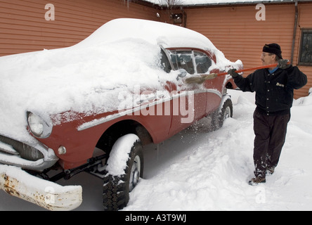 Da Yoopers Touristenfalle, Ishpeming, Michigan. Stockfoto